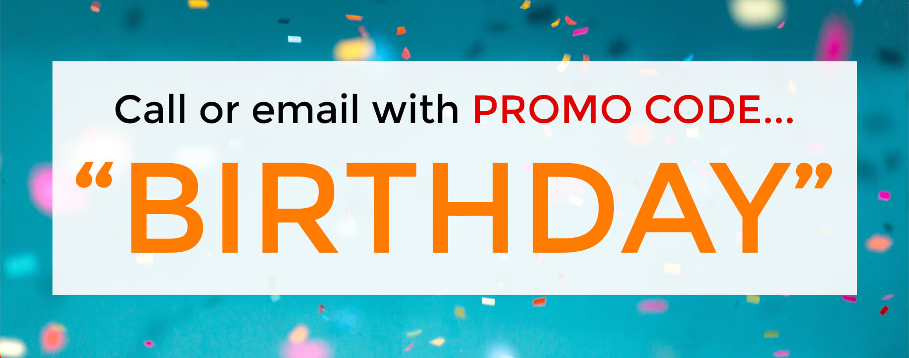 20th birthday promo code