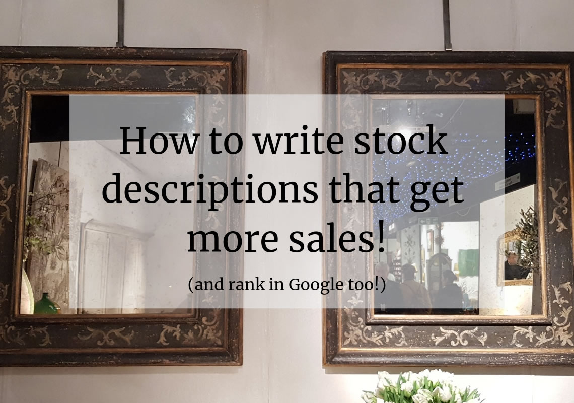 How to write item titles and descriptions that get more sales and rank in Google