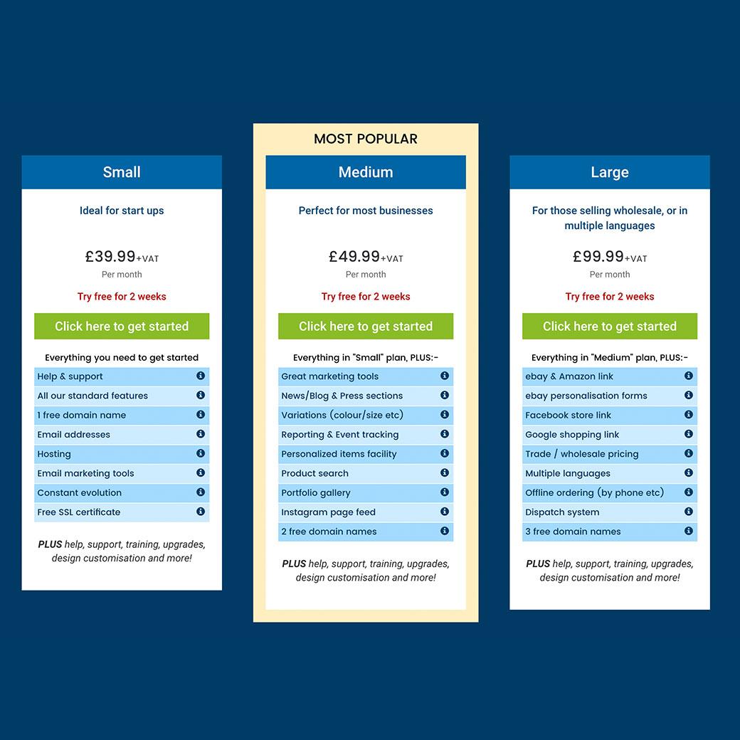 New Website Package Just Launched