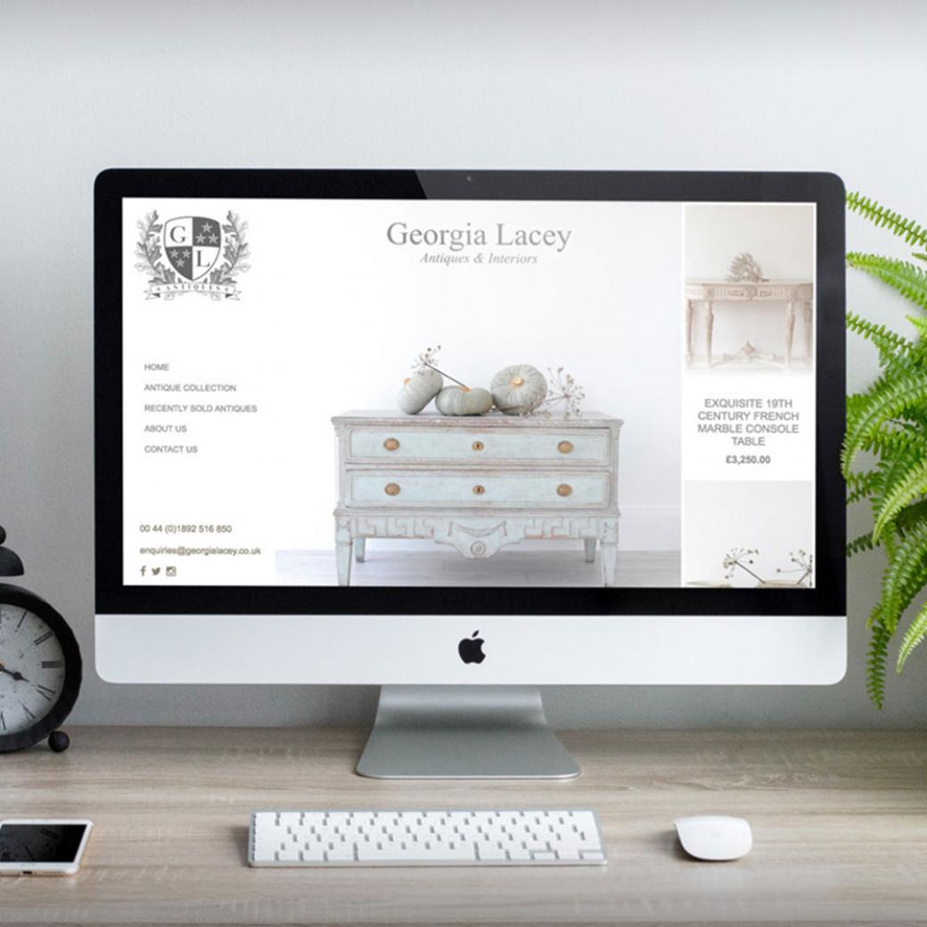 A new theme for Georgia Lacey Antiques & Interiors