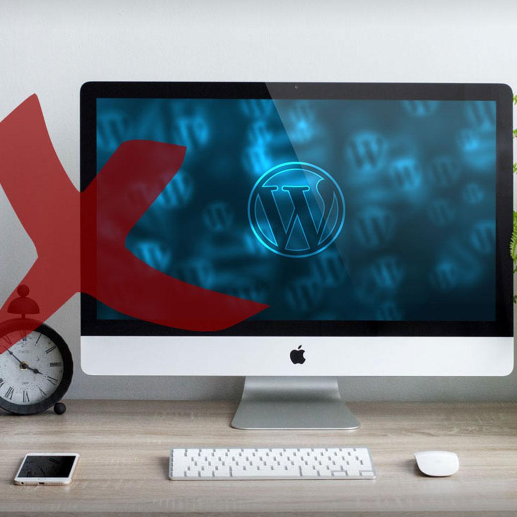 Why you shouldn't use WordPress for a website