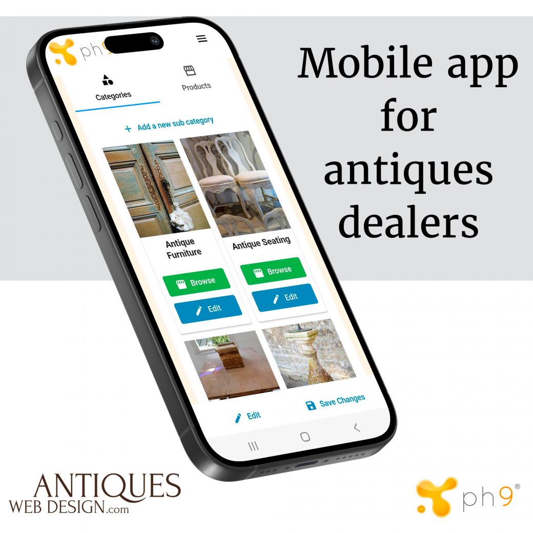 Mobile app; manage your  stock on the go!